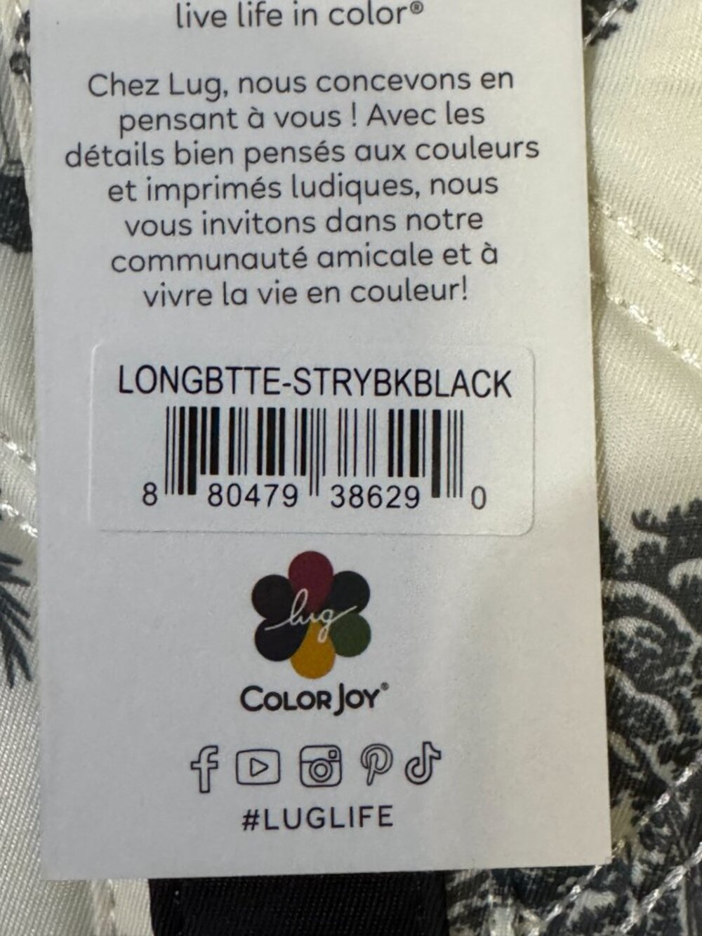LUG Longboat LE Carry-All Tote NWT Black - Picture 3 of 8